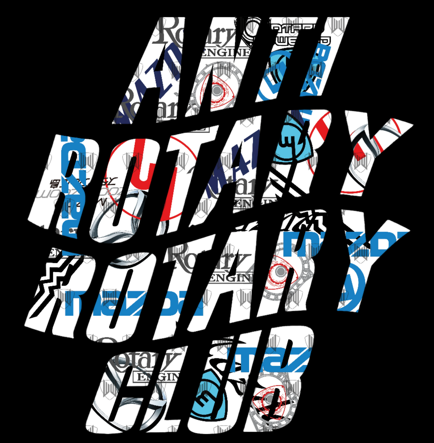Anti Rotary Rotary Club Logo Hoodie