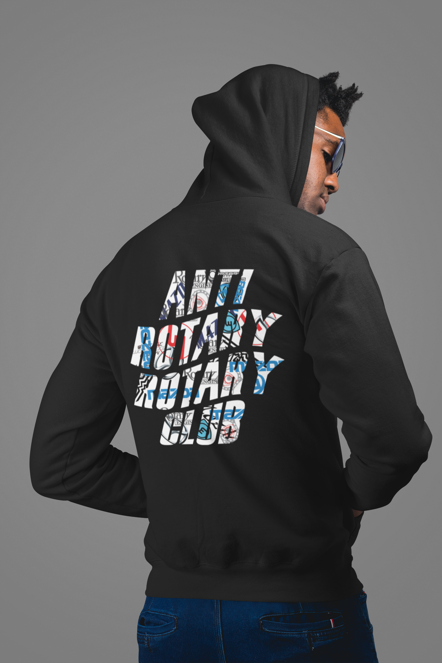Anti Rotary Rotary Club Logo Hoodie